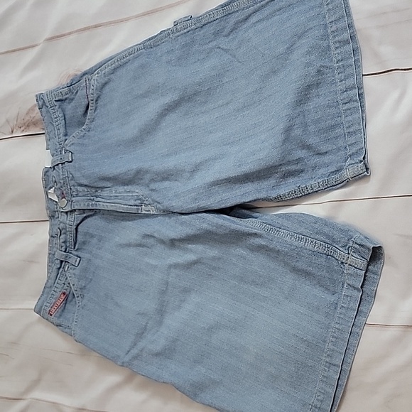Lucky Brand Mens Carpenter Style Denim Jean Shorts Made in the USA Light Wash 33